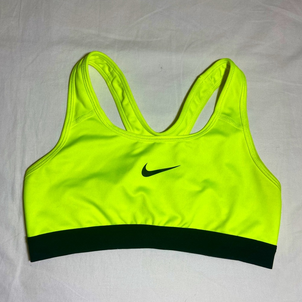 Nike Dri-Fit Lime Green Sports Bra